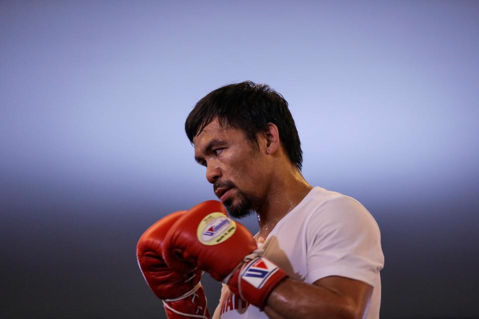  Pacquiao has his sights set on a 60th career win.