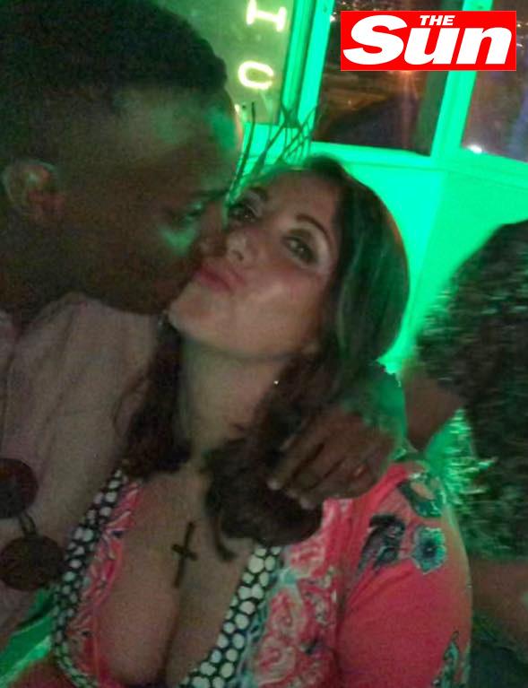  Paula bumped into the lads and invited all six back to her villa