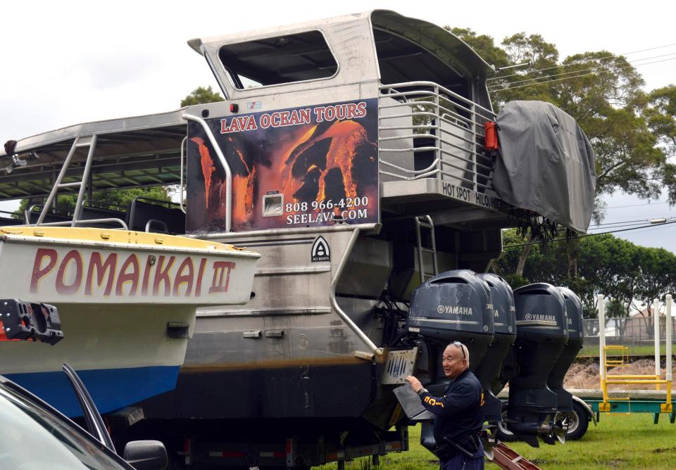 As many as 23 people were injured and the Lava Ocean Tours boat was left badly damaged