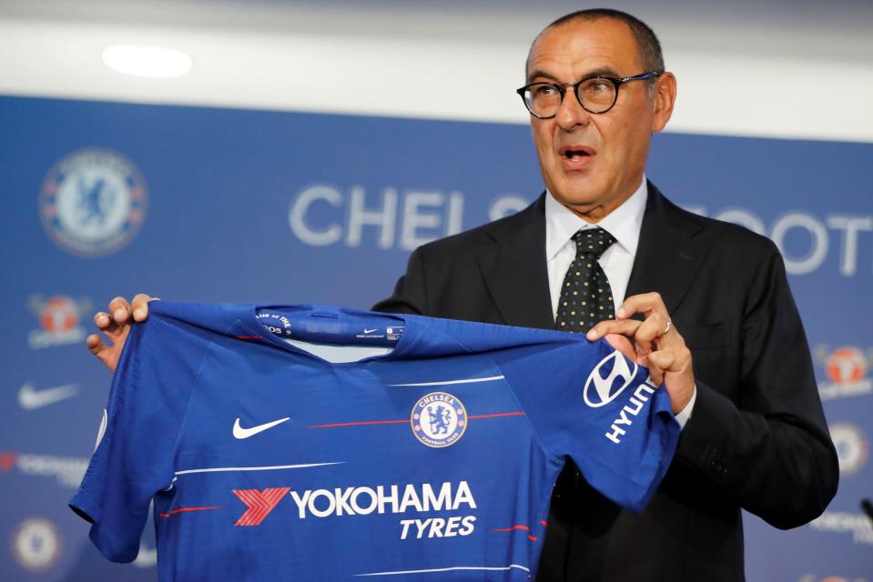  Maurizio Sarri will be looking to improve on Chelsea's fifth place Premier League finish last term.