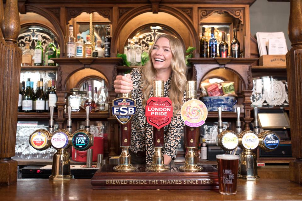  Jodie Kidd is backing a campaign to get ministers to slash the beer taxes and keep British pubs open