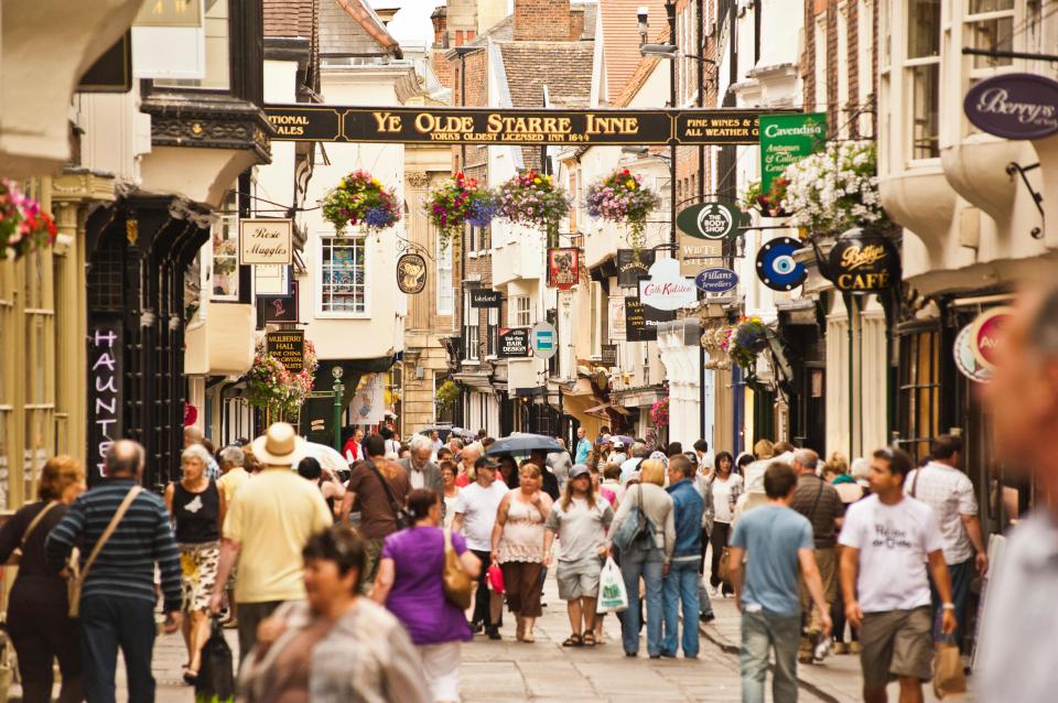  If you find yourself on Stonegate, you could pop into the city's oldest pub - Ye Olde Starre Inne - for a refreshing beverage or two