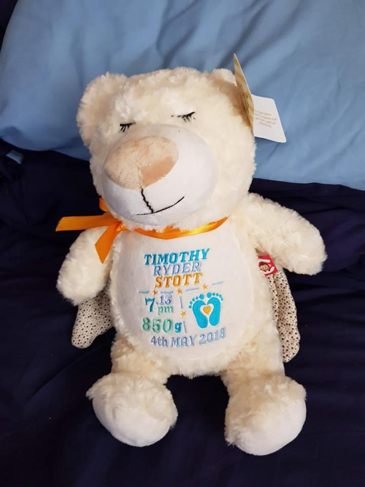  A teddy identical to the one which Timothy had