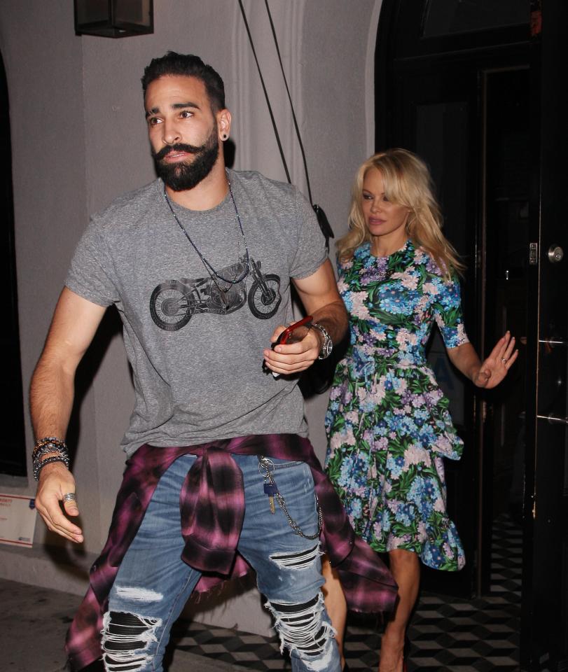  The pair were spotted leaving a restaurant together on Monday night