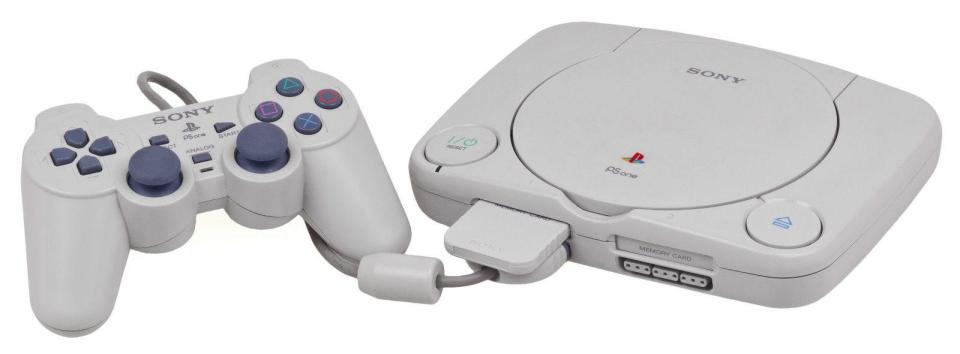  £34.75: Game consoles, cameras and mobiles are the most-wanted electronics - Example: Sony PlayStation One