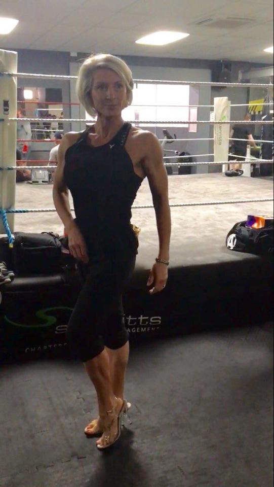 Ellie's mum Lorraine Denman is a body builder and vet based in Hove, East Sussex