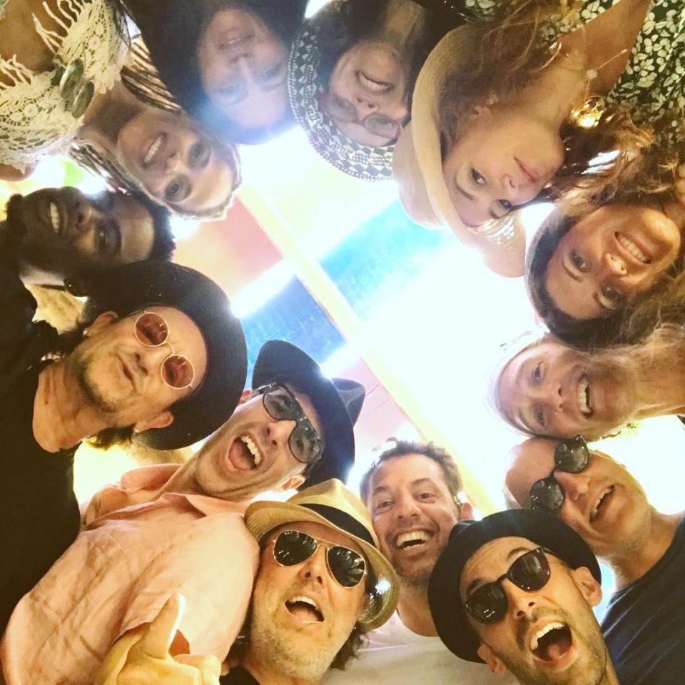  This 'super-selfie' features a host of A-list musicians, actors and models - but how many can you name?