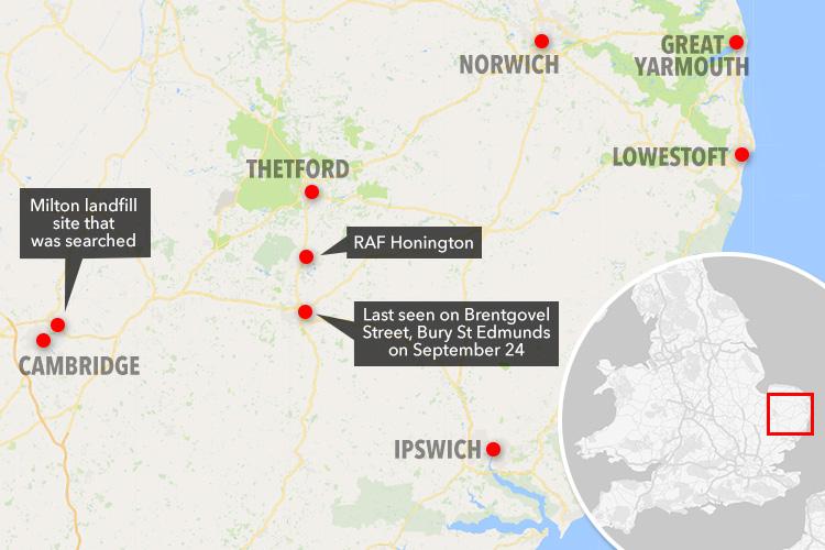  Police have managed to trace the last movements of the missing airman