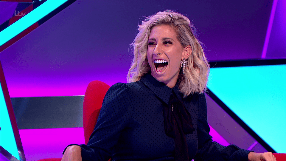  Stars on the show tonight included Loose Women's Stacey Solomon