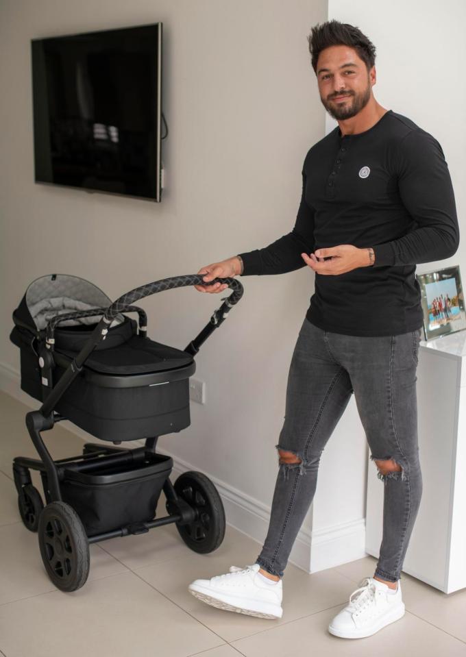  His dreams are about to come true as he looks forward to welcoming his first baby to the family