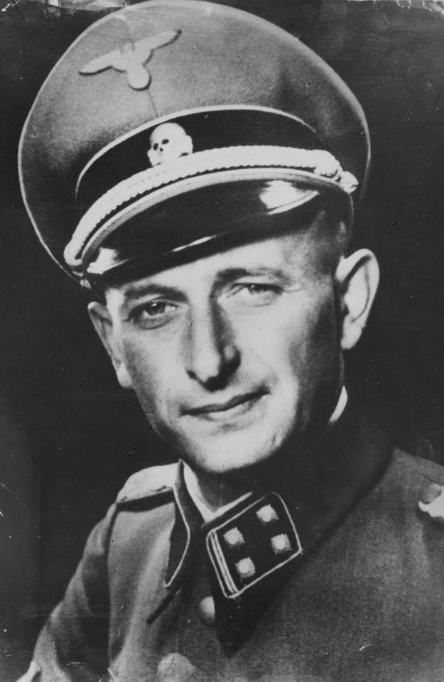 Eichmann organised the mass deportation of Jews into Ghettos and Concentration Camps between 1941 and 1945