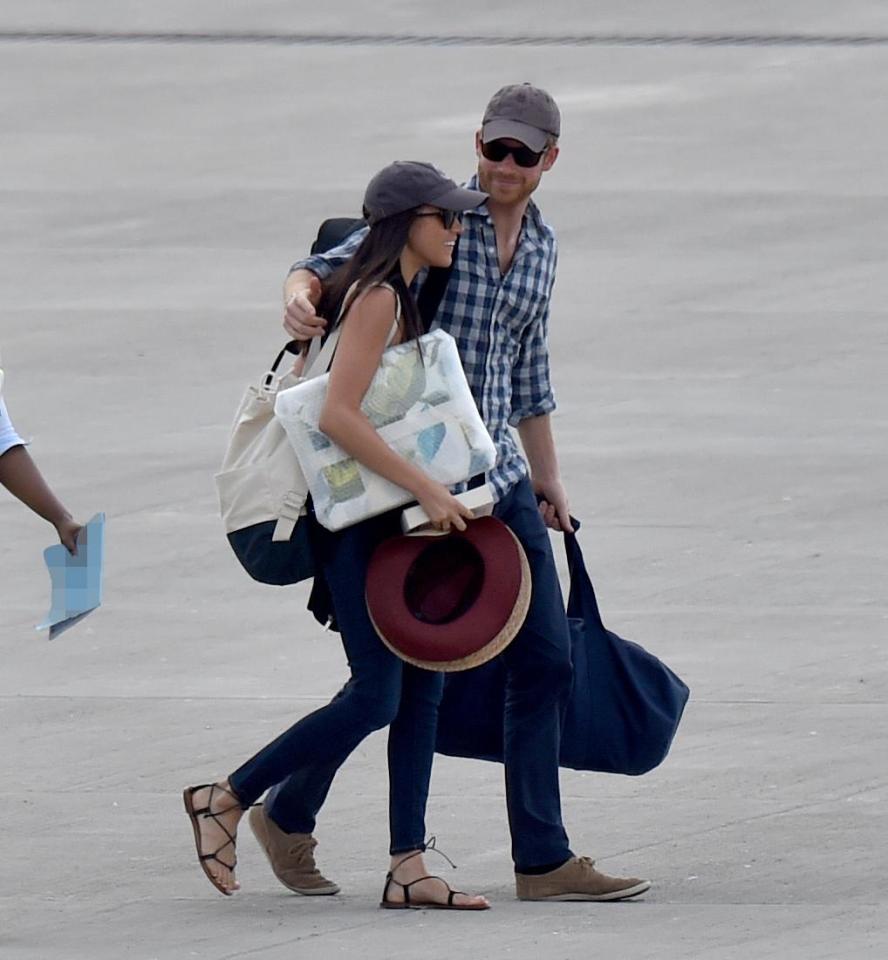  The pair were snapped looking loved up in 2017 as they crossed the tarmac at Maun airport after jetting in to Botswana