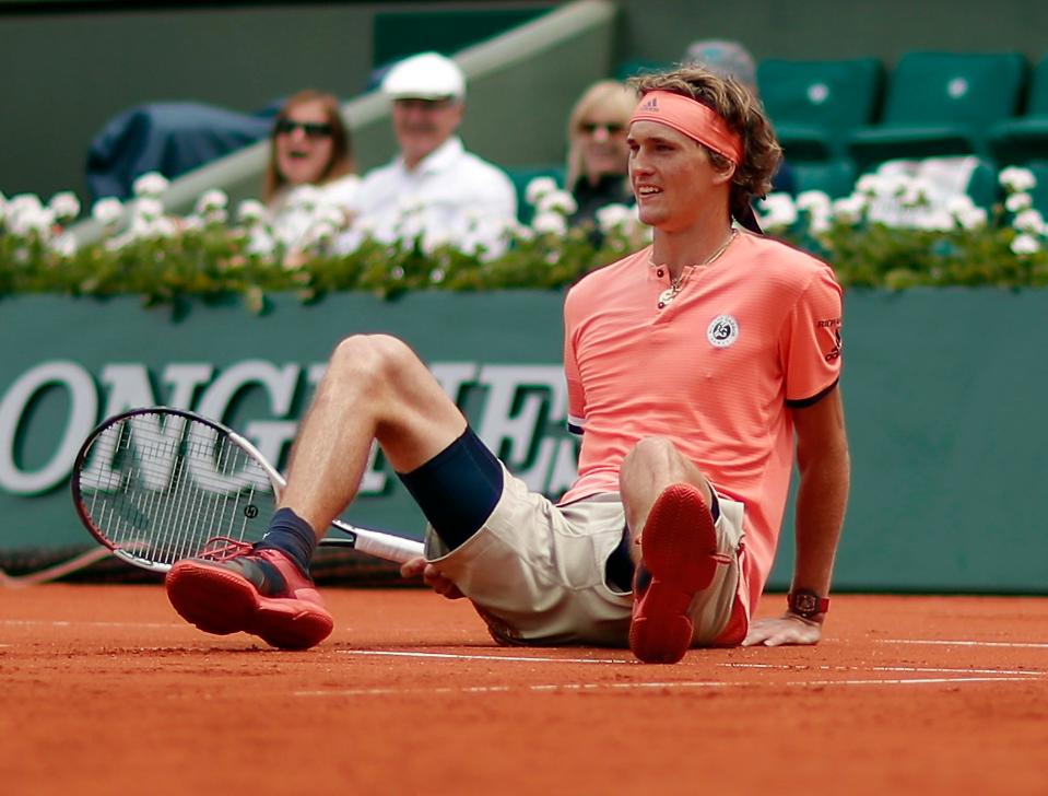  Zverev has a poor record at Grand Slams and has only gone beyond the fourth round once