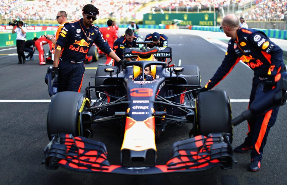  Ricciardo finished fourth in last week's Hungarian Grand Prix