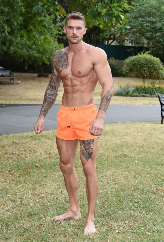  Fitness model Aaron Gill, 27, is at the centre of lots of the drama