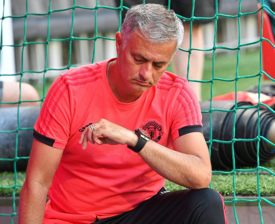 Mourinho will be watching the clock as Deadline Day looms as his club haven't secured the new signings that he craves