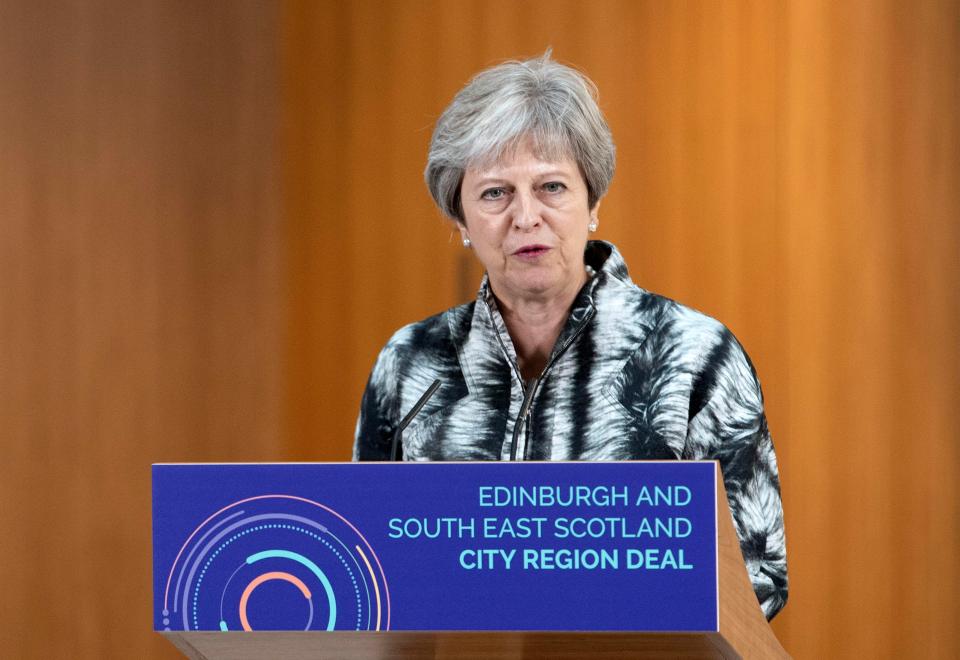  May's plans for a Brexit deal on trade were described as 'fanciful'