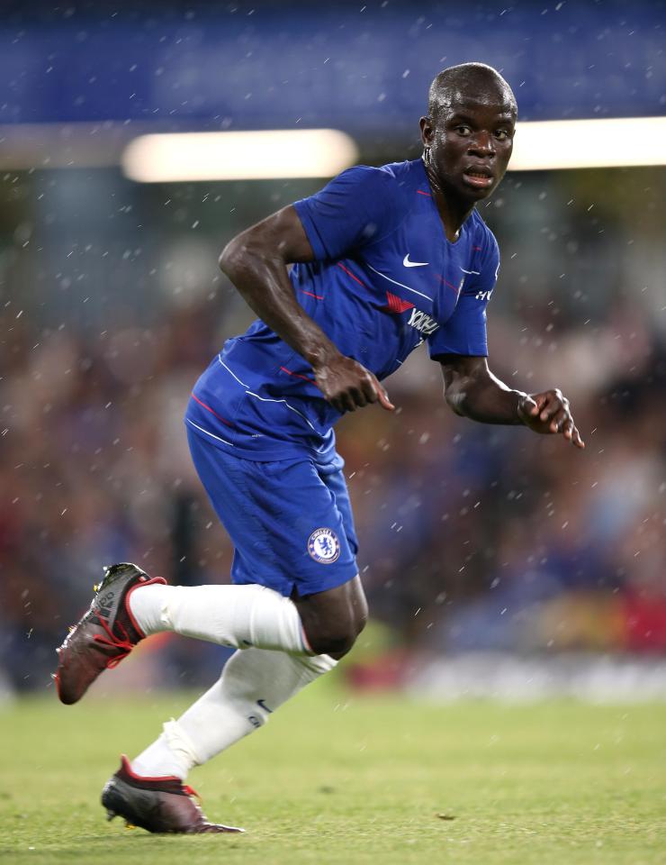  N'Golo Kante and Giroud both managed to get minutes under their belt against Lyon