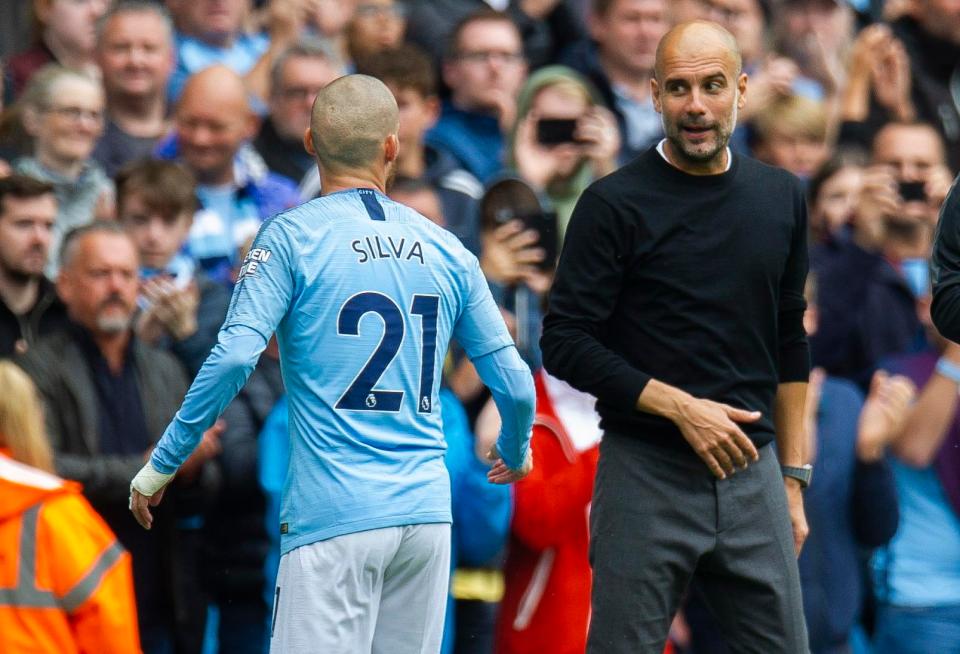  David Silva is out to prove he can run City's midfield for Guardiola