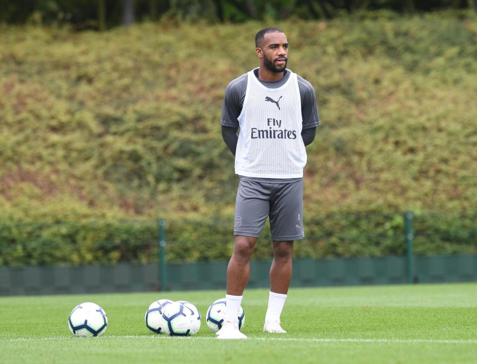  Alexandre Lacazette has started Arsenal's first two Premier League games on the bench