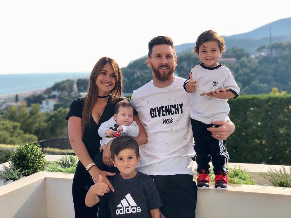  Messi's luxury property in the exclusive suburb of Castelldefels overlooks the Balearic Sea