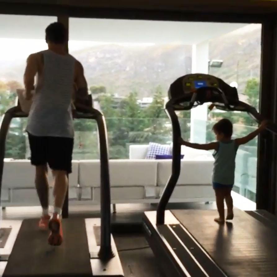  Messi has his own gym at his stunning mansion - overlooking the scenic view of Bellamar