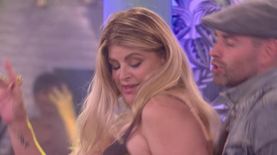  Kirstie Alley and Ben Jardine show off their best dirty dancing in tonight's Celebrity Big Brother