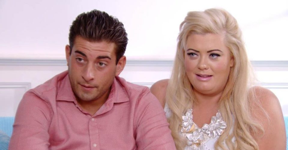 James Argent, left, and Gemma Collins, right have had an on-off romance for the past six years 