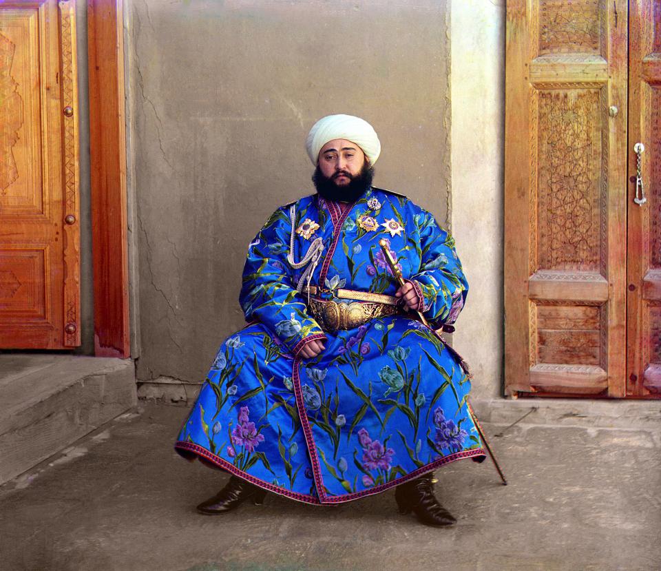  Alim Khan, Emir of Bukhara, Uzbekistan in 1911