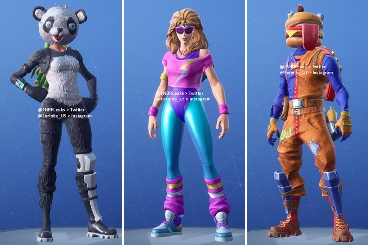  P.A.N.D.A. Team Leader, Aerobic Assassin and Beef Boss were all revealed early by FNBRleaks