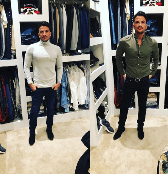  Pete has a huge walk in wardrobe