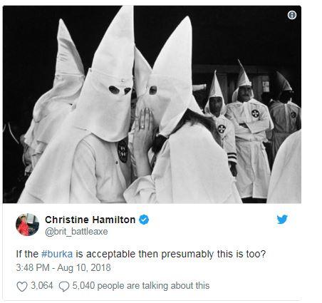  This was the tweet which sparked the backlash