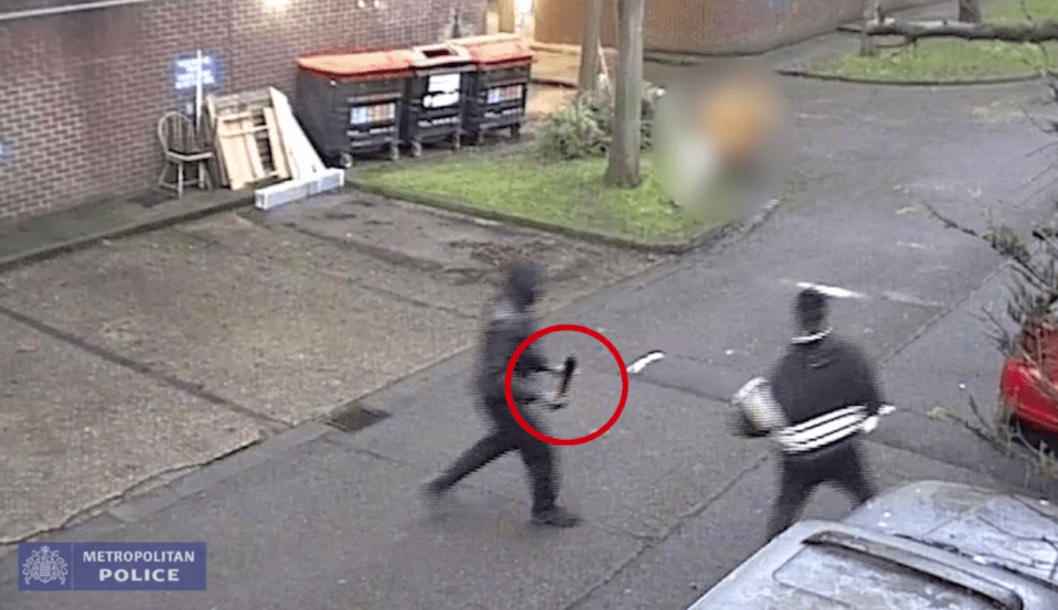  Chilling CCTV shows George Koh brandishing a knife before stabbing Harry Uzoka to death