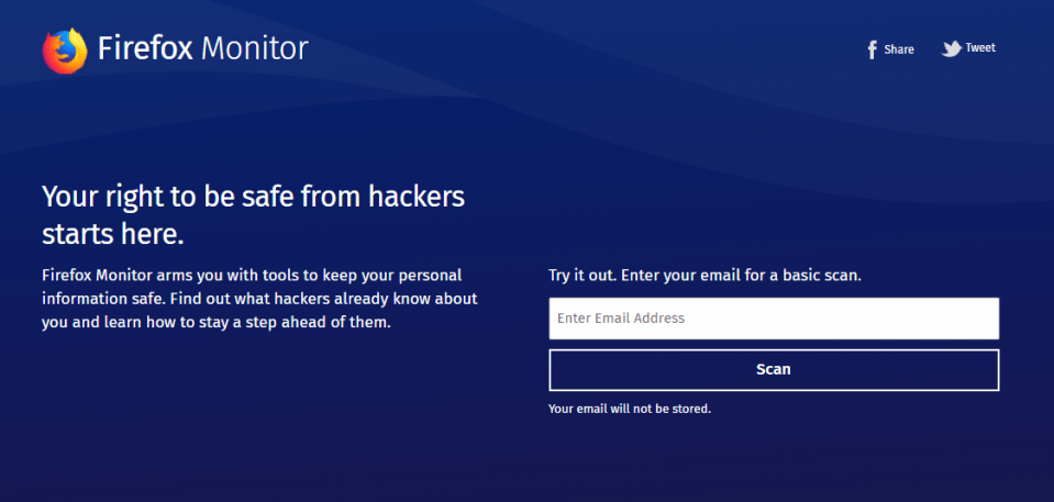  A new web tool lets you quickly check your online safety for free