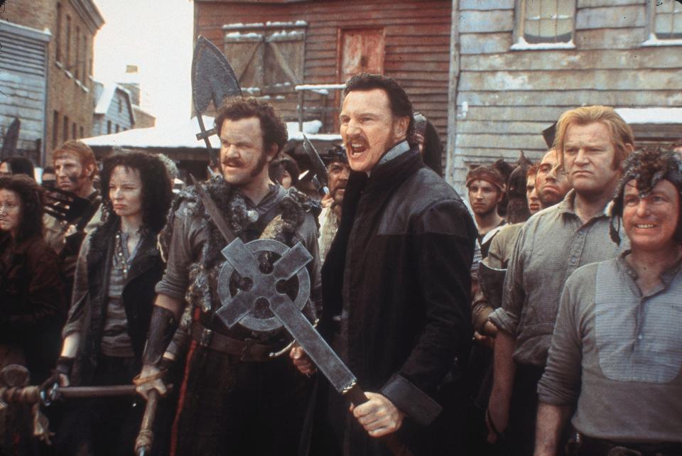  Liam Neeson starred at the leader of the 'Dead Rabbits', a real gang that once roamed the city