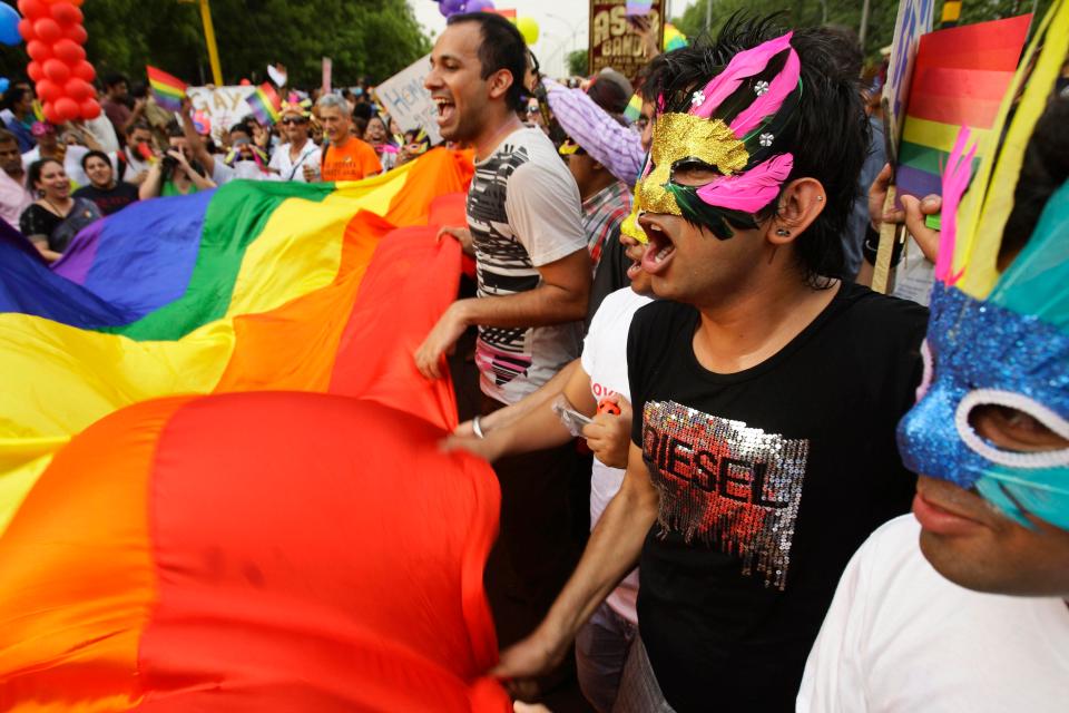  India erupted in joyful celebrations when news of the decriminalisation of homosexuality broke