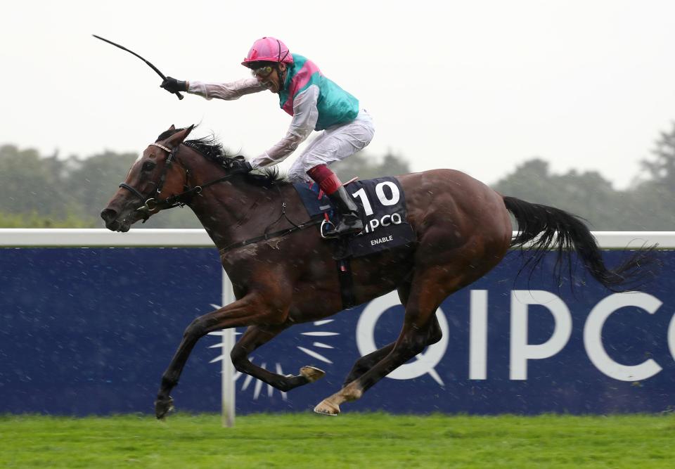  Enable won last year's Arc in dazzling style