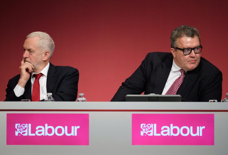  Jeremy Corbyn and Tom Watson don't see to have much to say to each other at this year's Labour Party conference