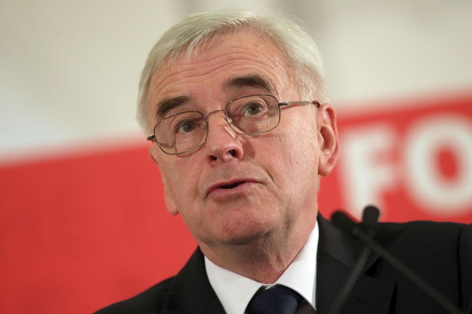  Jeremy Corbyn’s closest ally John McDonnell says he would never fire nuclear weapons