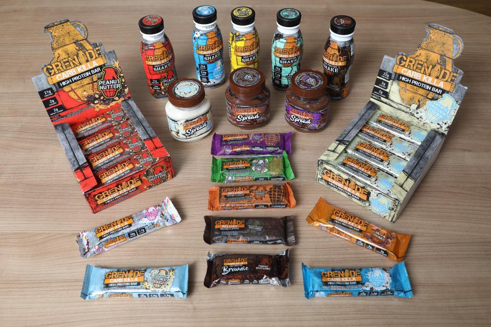  Grenade have just done a deal to sell its 'Carb Killa' range in 984 M&S stores