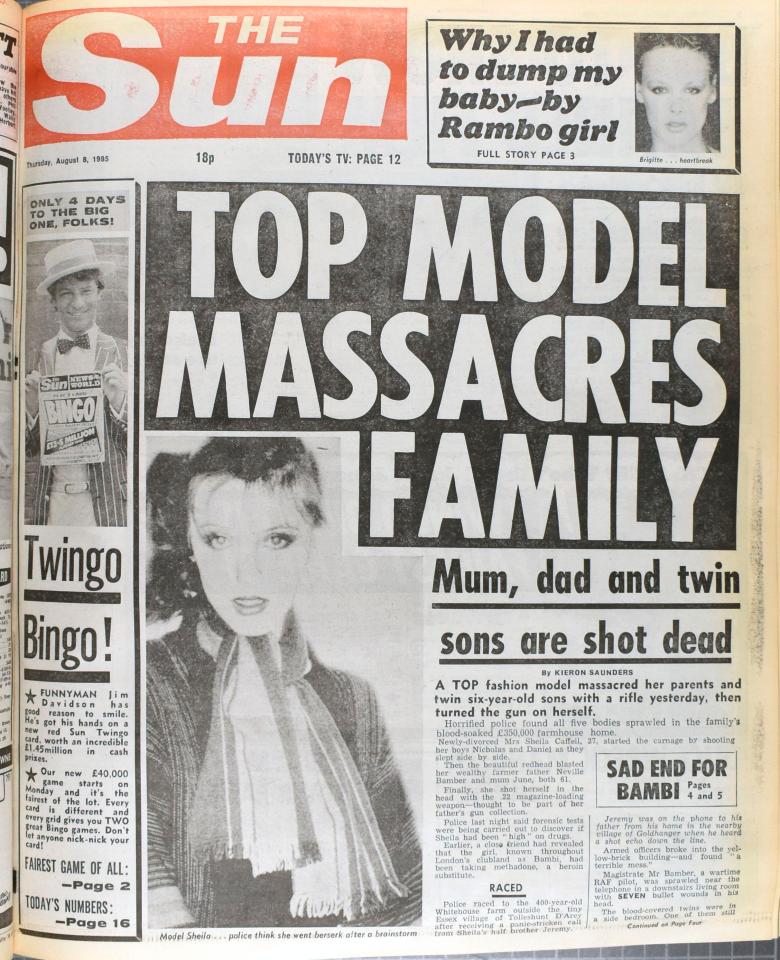  Like the police, newspapers first believed Sheila had committed the crime