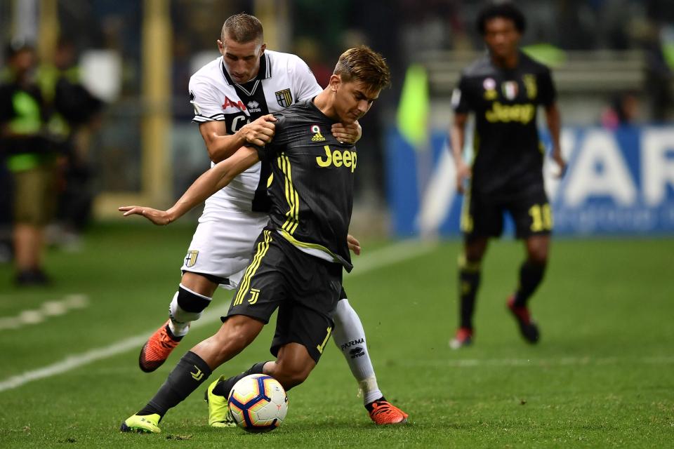 Man Utd were said to be lining up a £107m bid for Dybala