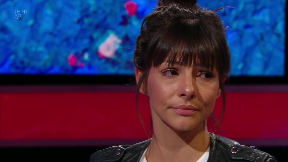  Roxanne said the smell of smoke brought back terrible memories of being trapped in a house fire aged 16