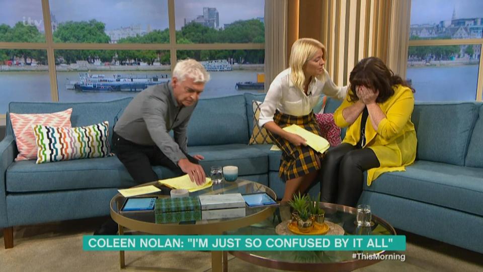  She said she thought Kim was going in Loose Women to make amends