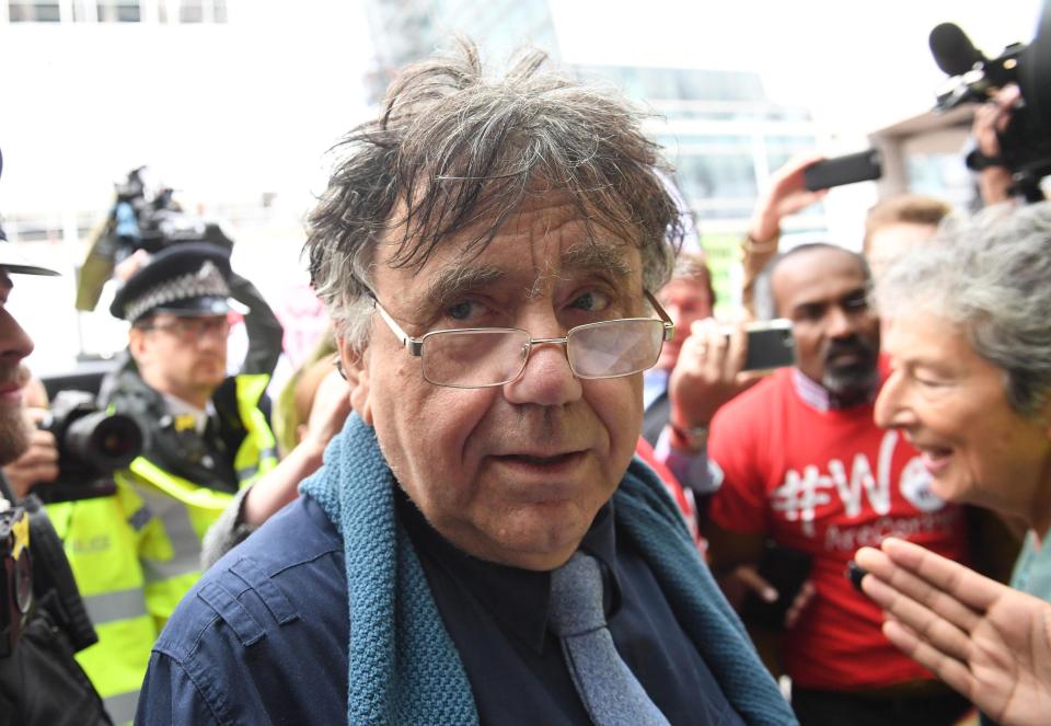  Mr Willsman was cheered as he arrived at the meeting