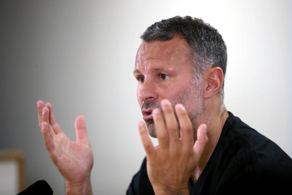  Wales boss Ryan Giggs is puzzled by what is going on with the Danes