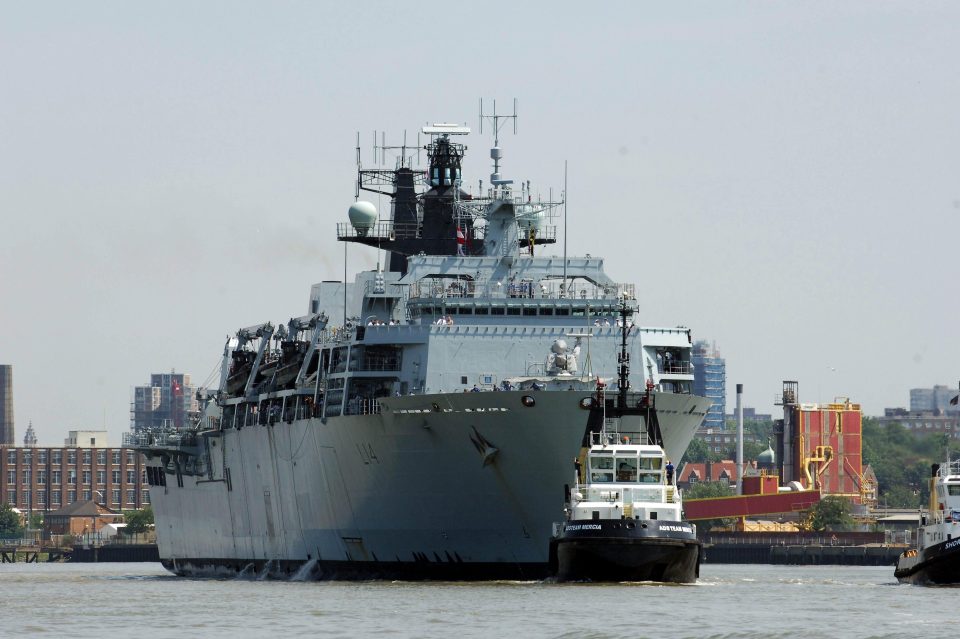  The former Navy flagship is designed to serve at the front of any invasion force