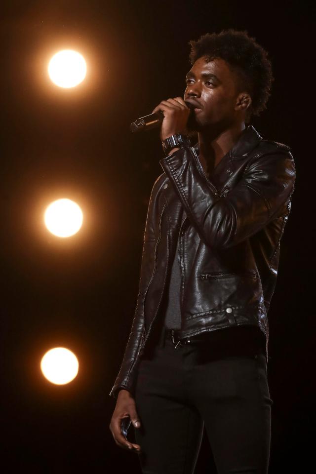  Dalton sang Sorry Seems To Be The Hardest Word for his X Factor audition