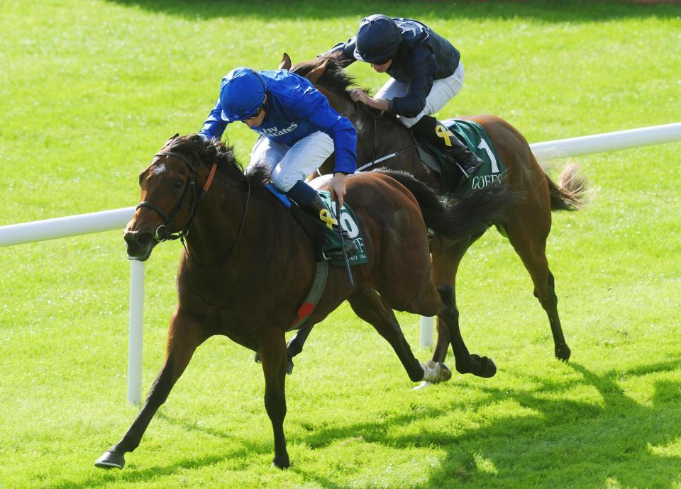 Quorto gets the better of Anthony Van Dyck in the National Stakes
