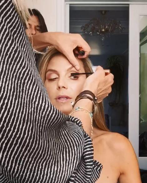  Heidi regularly shares her style secrets with fans and filmed the process of herself getting ready for the big event